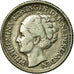 Coin, Curacao, 1/4 Gulden, 1944, Denver, USA, EF(40-45), Silver, KM:44