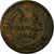 Moneta, Haiti, 2 Centimes, 1846, BB, Rame, KM:26