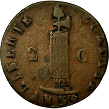 Coin, Haiti, 2 Centimes, 1841, EF(40-45), Copper, KM:A22
