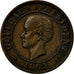 Coin, Haiti, 10 Centimes, 1863, EF(40-45), Bronze, KM:40