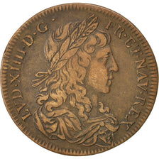 France, Royal, Token, AU(50-53), Copper, 23, Feuardent #12477, 6.90