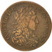 France, Royal, Token, AU(50-53), Copper, 23, Feuardent #12477, 6.90