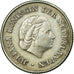 Monnaie, Netherlands Antilles, Juliana, 1/4 Gulden, 1960, TTB, Argent, KM:4