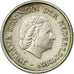 Monnaie, Netherlands Antilles, Juliana, 1/4 Gulden, 1954, TTB, Argent, KM:4