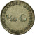 Moneda, Antillas holandesas, Juliana, 1/10 Gulden, 1963, MBC, Plata, KM:3