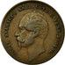 Coin, Sweden, Oscar I, 2 Öre, 1858, EF(40-45), Bronze, KM:688