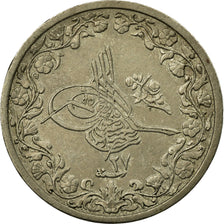 Coin, Egypt, Abdul Hamid II, 2/10 Qirsh, 1901, Misr, EF(40-45), Copper-nickel