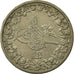 Coin, Egypt, Abdul Hamid II, 2/10 Qirsh, 1901, Misr, EF(40-45), Copper-nickel