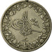 Coin, Egypt, Abdul Hamid II, 2/10 Qirsh, 1884, Misr, EF(40-45), Copper-nickel