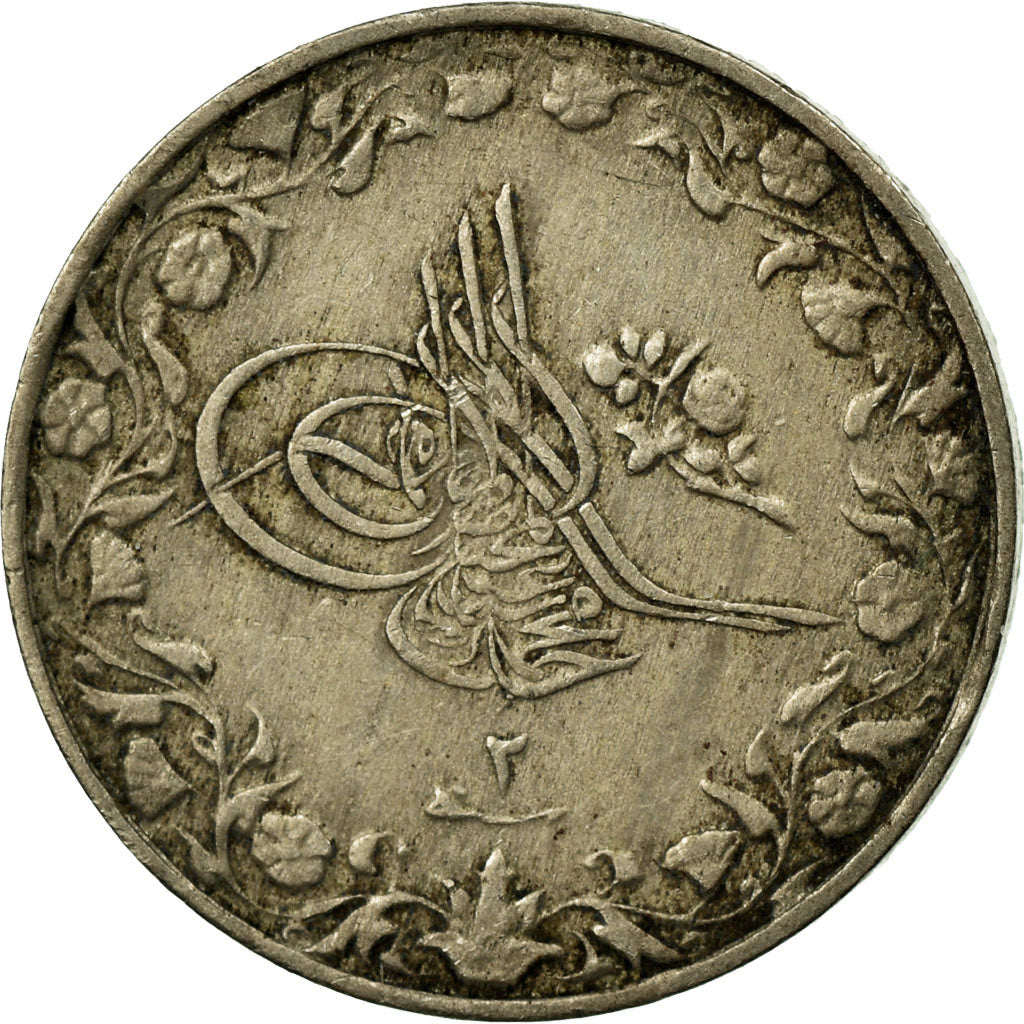 Moneda, Egipto, Muhammad V, 1/10 Qirsh, 1910, Misr, MBC, Cobre - níquel, KM:302