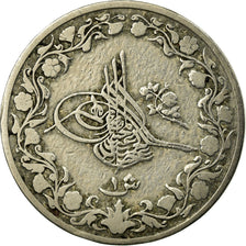 Moneta, Egitto, Abdul Hamid II, Qirsh, 1899, Misr, BB, Rame-nichel, KM:299