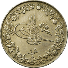Coin, Egypt, Muhammad V, Qirsh, 1913, Misr, EF(40-45), Copper-nickel, KM:306