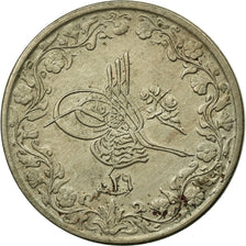 Coin, Egypt, Abdul Hamid II, 5/10 Qirsh, 1903, Misr, EF(40-45), Copper-nickel