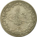 Coin, Egypt, Abdul Hamid II, 5/10 Qirsh, 1895, Misr, EF(40-45), Copper-nickel