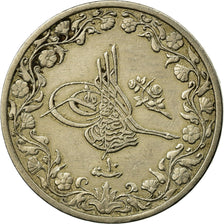 Münze, Ägypten, Abdul Hamid II, 5/10 Qirsh, 1884, Misr, SS, Copper-nickel