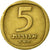 Moneta, Israele, 5 Agorot, 1960, Tel Aviv, BB, Alluminio-bronzo, KM:25