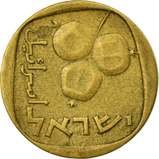 Münze, Israel, 5 Agorot, 1963, Tel Aviv, SS, Aluminum-Bronze, KM:25