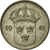 Coin, Sweden, Gustaf V, 10 Öre, 1941, EF(40-45), Silver, KM:780