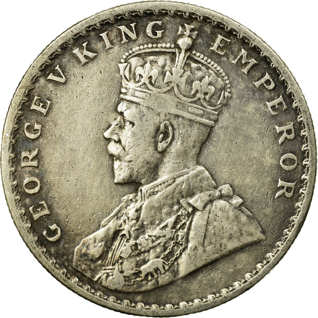 Monnaie, INDIA-BRITISH, George V, Rupee, 1916, TTB, Argent, KM:524
