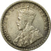 Moneda, INDIA BRITÁNICA, George V, Rupee, 1917, MBC, Plata, KM:524
