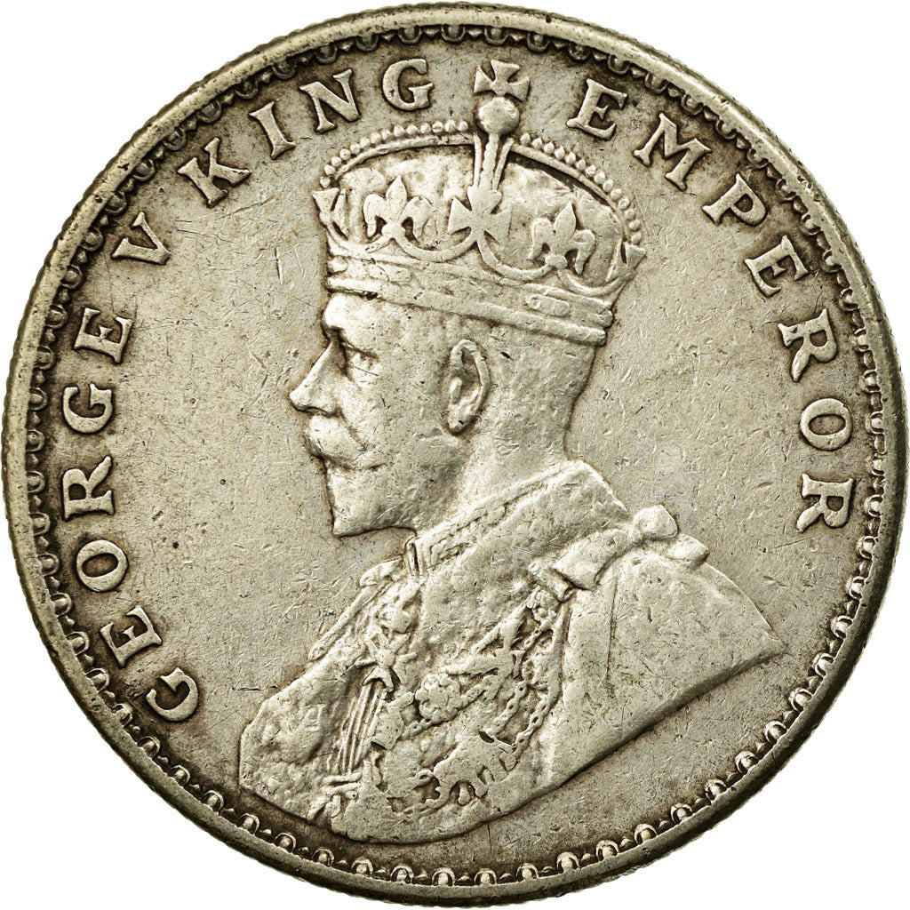 Monnaie, INDIA-BRITISH, George V, Rupee, 1913, TTB, Argent, KM:524