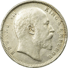 Coin, INDIA-BRITISH, Edward VII, Rupee, 1903, EF(40-45), Silver, KM:508