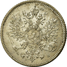 Coin, Finland, Nicholas II, 25 Penniä, 1916, EF(40-45), Silver, KM:6.2