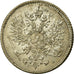 Coin, Finland, Nicholas II, 25 Penniä, 1916, EF(40-45), Silver, KM:6.2
