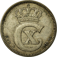 Coin, Denmark, Christian X, 25 Öre, 1919, Copenhagen, EF(40-45), Silver