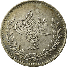 Coin, Turkey, Abdul Mejid, 20 Para, 1851, Qustantiniyah, EF(40-45), Silver