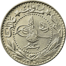 Coin, Turkey, Muhammad V, 20 Para, 1911, Qustantiniyah, EF(40-45), Nickel
