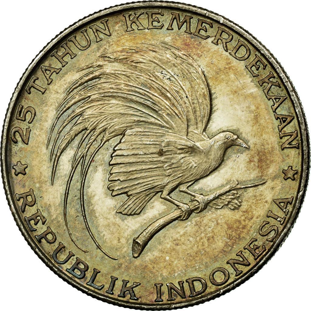 Coin, Indonesia, 200 Rupiah, 1970, EF(40-45), Silver, KM:23