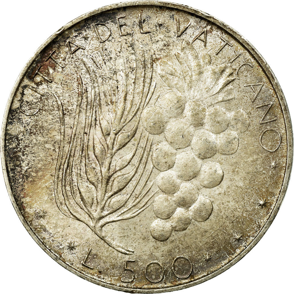 Coin, VATICAN CITY, Paul VI, 500 Lire, 1974, Roma, VF(20-25), Silver, KM:123