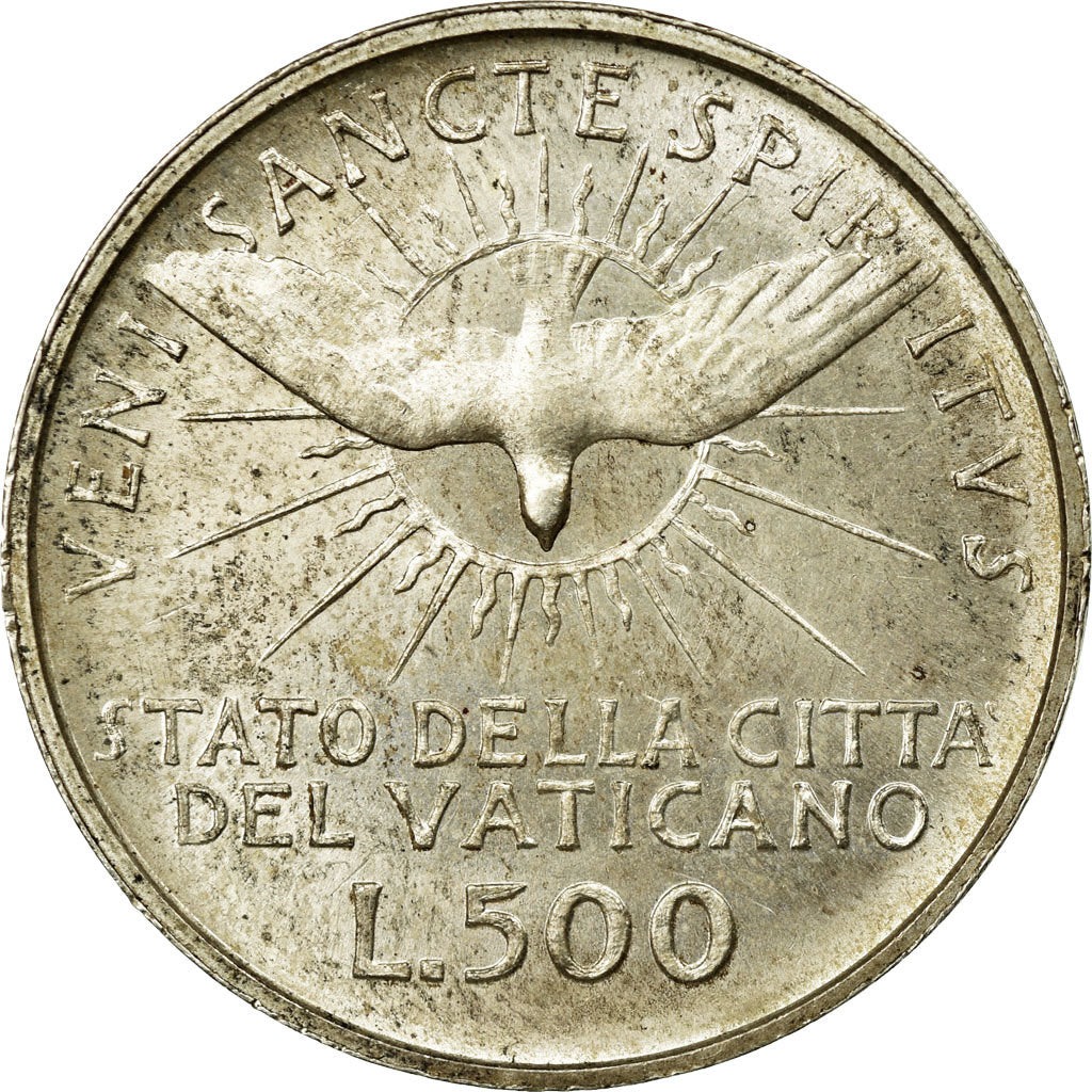 Moneta, PAŃSTWO WATYKAŃSKIE, Sede Vacante, 500 Lire, 1963, Roma, VF(30-35)
