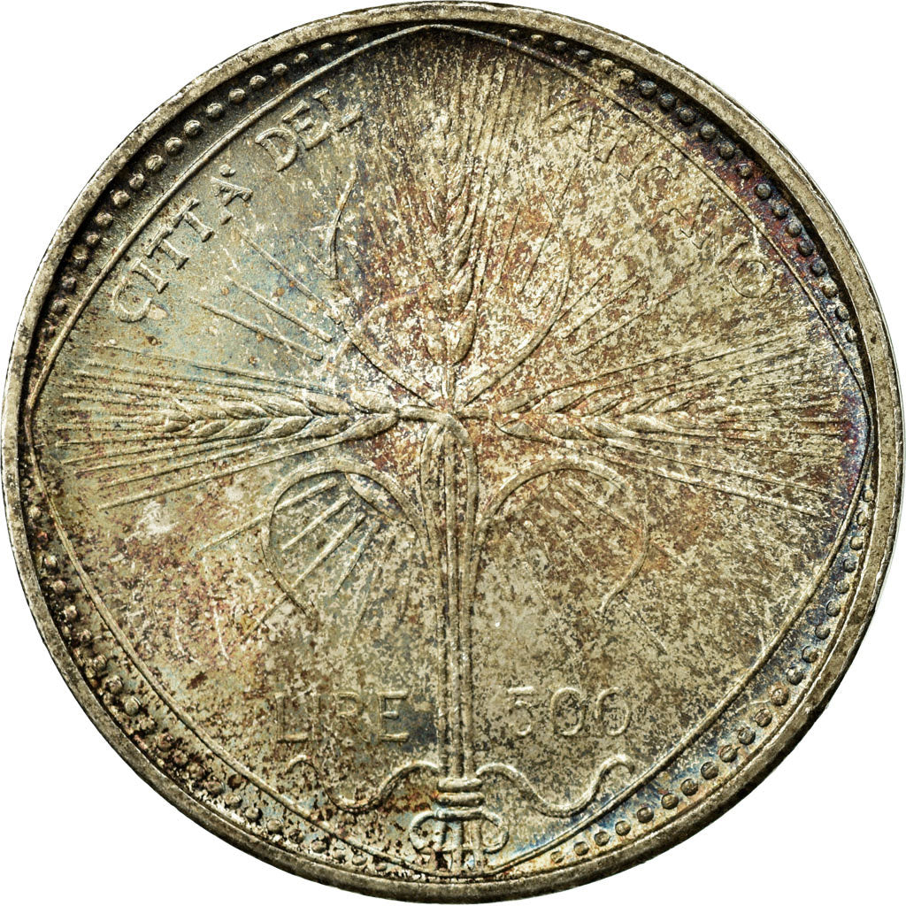 Moneta, PAŃSTWO WATYKAŃSKIE, Paul VI, 500 Lire, Undated (1968), Roma