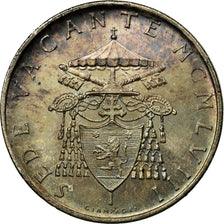 Moneta, CITTÀ DEL VATICANO, Sede Vacante, 500 Lire, 1958, Roma, BB, Argento