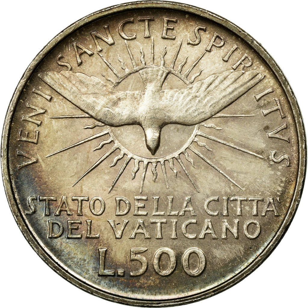 Moneta, CITTÀ DEL VATICANO, Sede Vacante, 500 Lire, 1958, Roma, BB, Argento