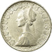 Coin, Italy, 500 Lire, 1958, Rome, AU(55-58), Silver, KM:98