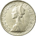 Moeda, Itália, 500 Lire, 1958, Rome, AU(55-58), Prata, KM:98