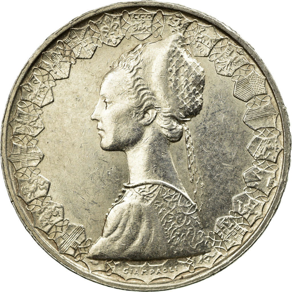 Coin, Italy, 500 Lire, 1960, Rome, AU(50-53), Silver, KM:98