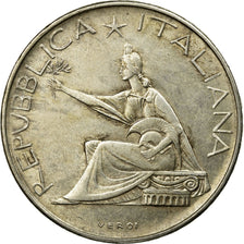 Coin, Italy, 500 Lire, 1961, Rome, AU(50-53), Silver, KM:99