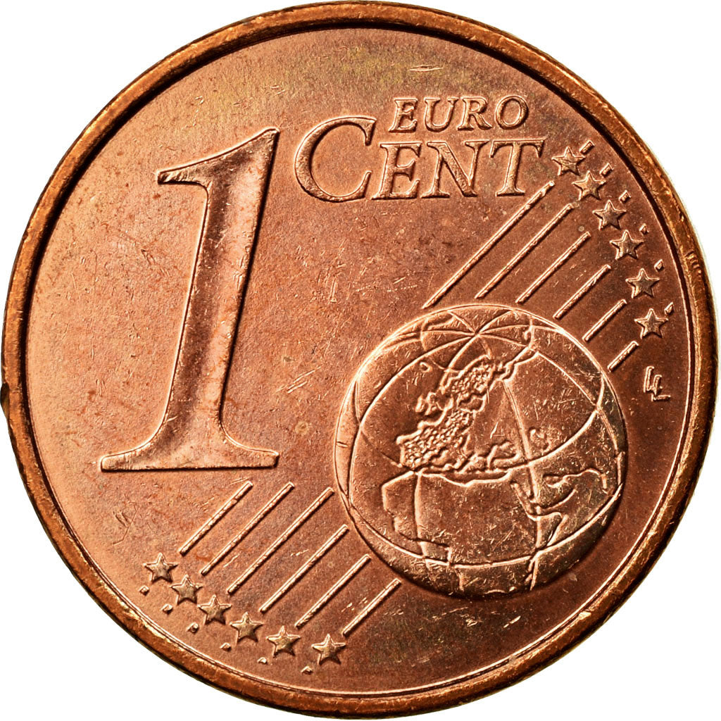 Monaco, Euro Cent, 2001, MS(63), Copper Plated Steel, KM:167