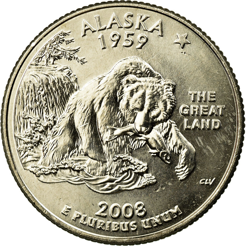 Moneta, Stati Uniti, Quarter, 2008, U.S. Mint, Denver, SPL-, Rame ricoperto in