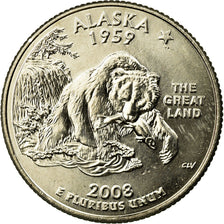 Moneta, Stati Uniti, Quarter, 2008, U.S. Mint, Denver, SPL-, Rame ricoperto in