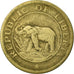 Coin, Liberia, 2 Cents, 1937, VF(20-25), Brass, KM:12