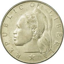 Coin, Liberia, Dollar, 1961, EF(40-45), Silver, KM:18