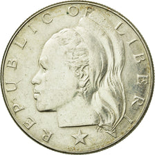 Moneta, Liberia, Dollar, 1962, BB, Argento, KM:18
