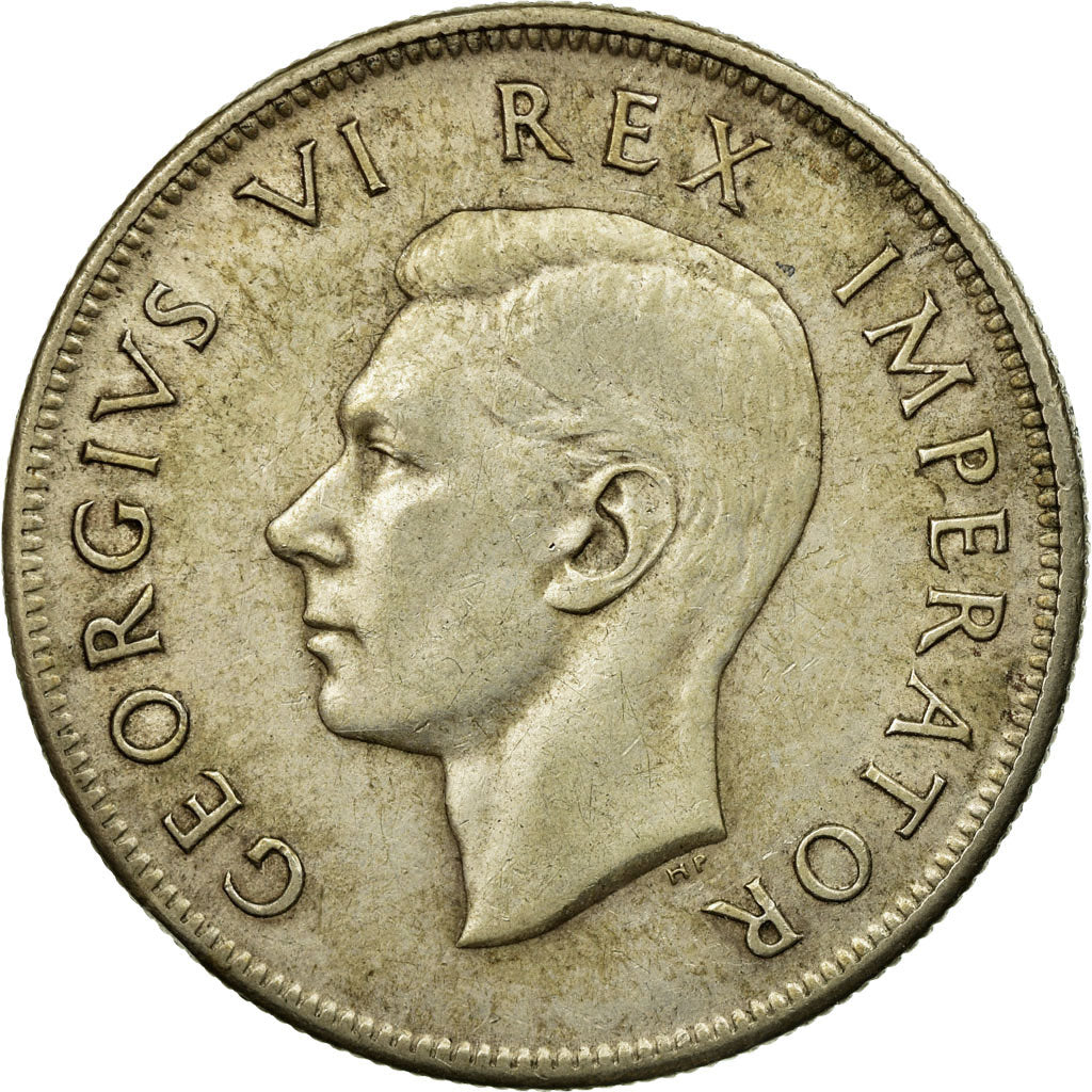 Moneta, Południowa Afryka, George VI, 2-1/2 Shillings, 1938, EF(40-45), Srebro
