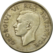 Moneta, Południowa Afryka, George VI, 2-1/2 Shillings, 1938, EF(40-45), Srebro