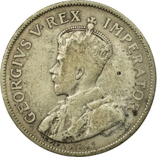 Moneda, Sudáfrica, George V, 2-1/2 Shillings, 1924, BC, Plata, KM:19.1